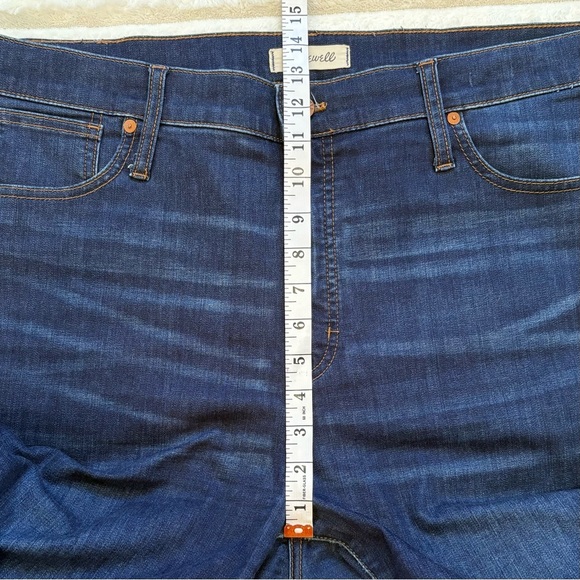 MADEWELL Jeans High Rise Skinny Dark Wash Size 34 - Picture 13 of 15